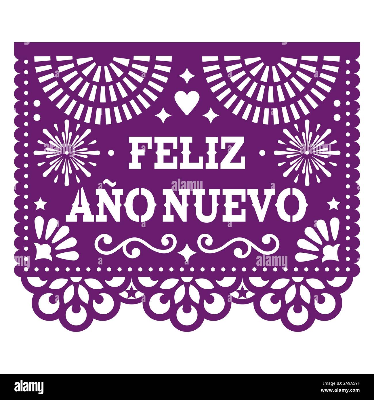 Gutes Neues Jahr Auf Spanisch Spanische grußkarte für neues jahr Ausgeschnittene Stockfotos und