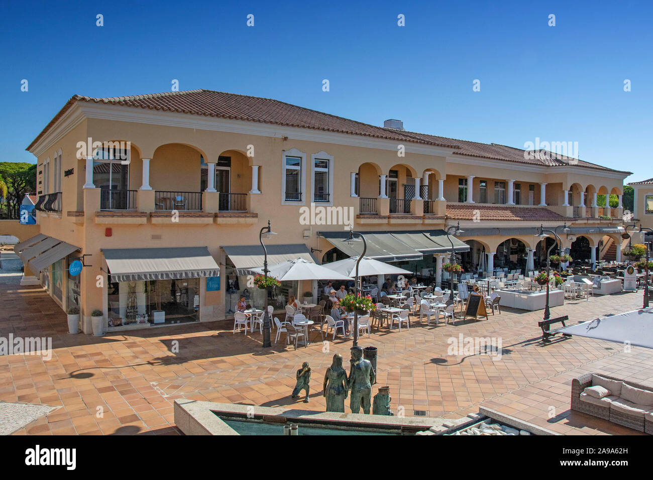 Quinta Shopping im Quinta do Lago an der Algarve in Portugal. Stockfoto