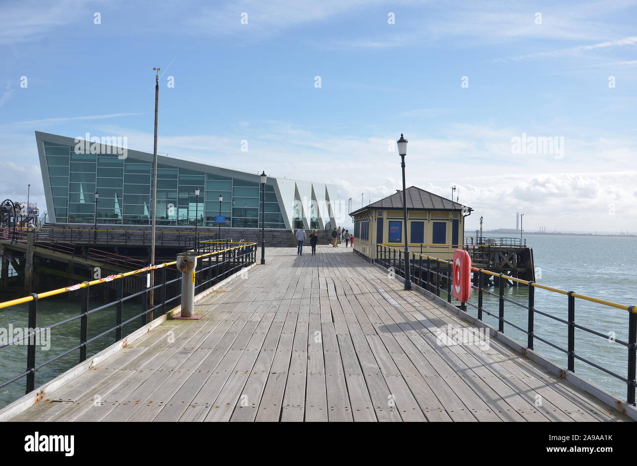 Southend Pier und kulturelles Zentrum, Southend-on-Sea, Essex Stockfoto