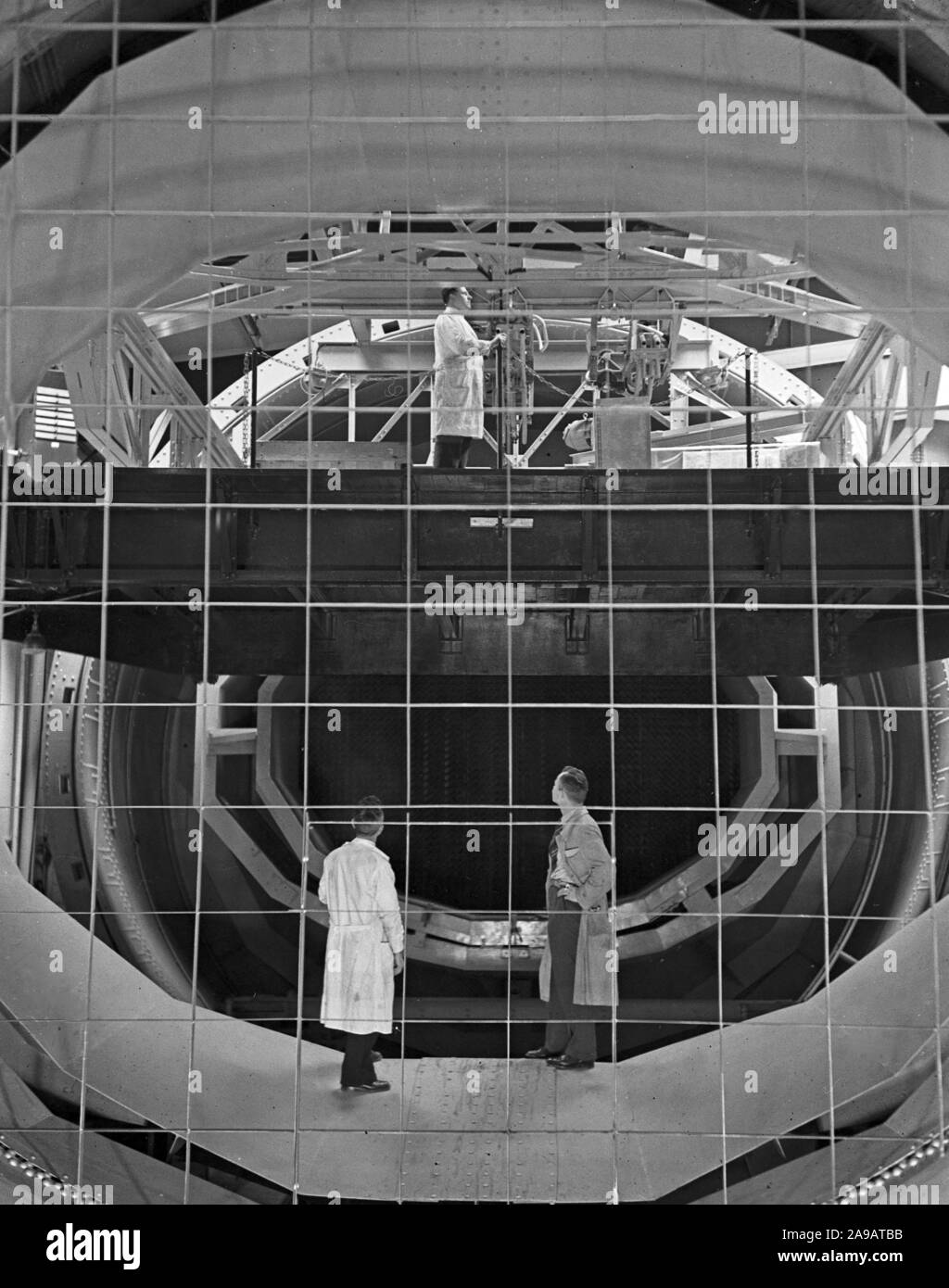 An der aerodynamischen Research Center in Göttingen, Deutschland 1930. Stockfoto