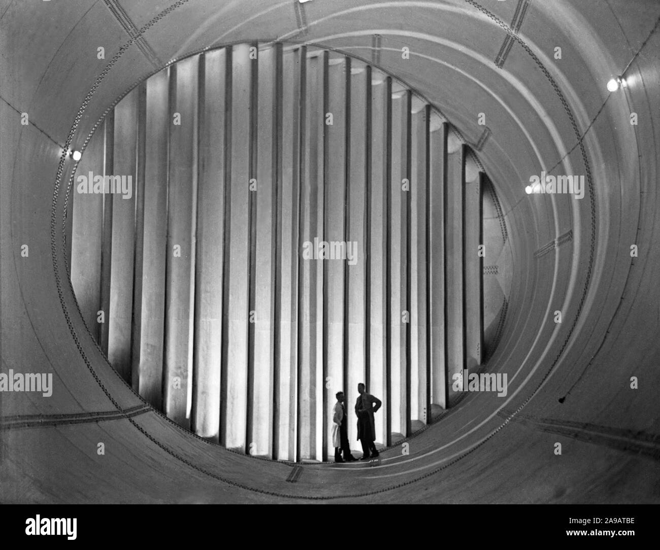 An der aerodynamischen Research Center in Göttingen, Deutschland 1930. Stockfoto