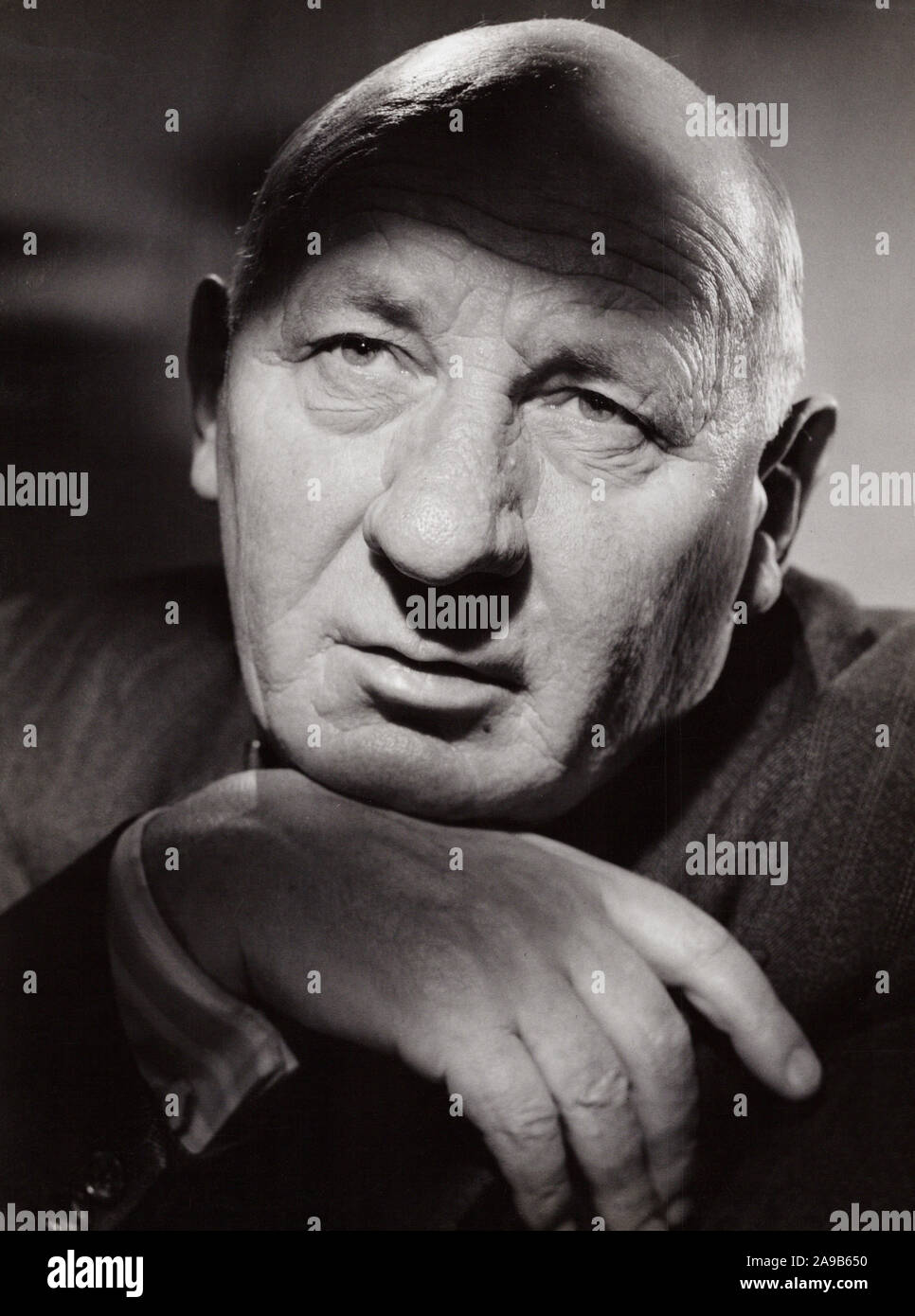 Heinrich Gretler, Schweizer Wittlich, Deutschland 1950er Jahre. Schweizer Schauspieler Heinrich Gretler, Deutschland 1950. Stockfoto