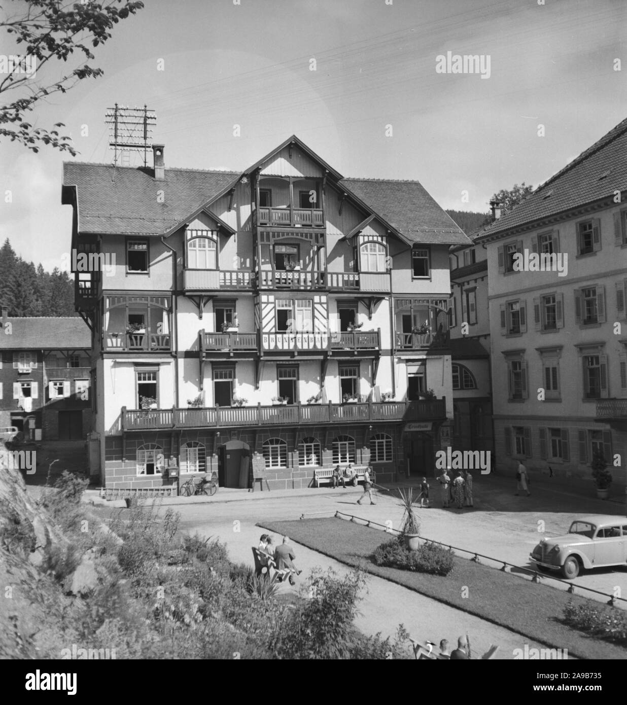 Sommer im Schwarzwald, Deutschland der 1930er Jahre. Stockfoto