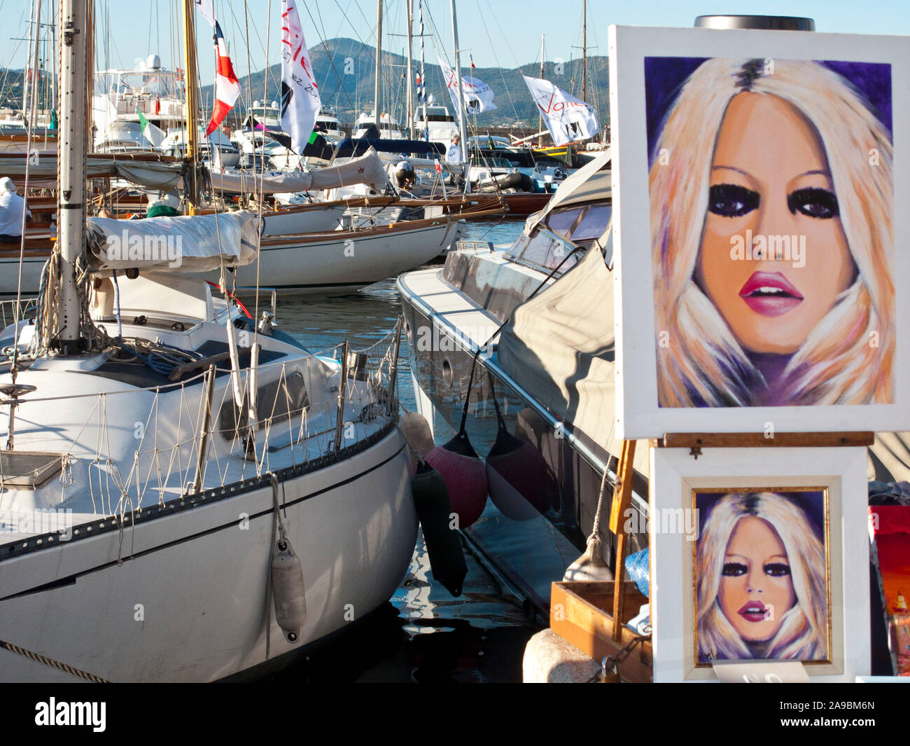 ST TROPEZ, Frankreich Stockfoto