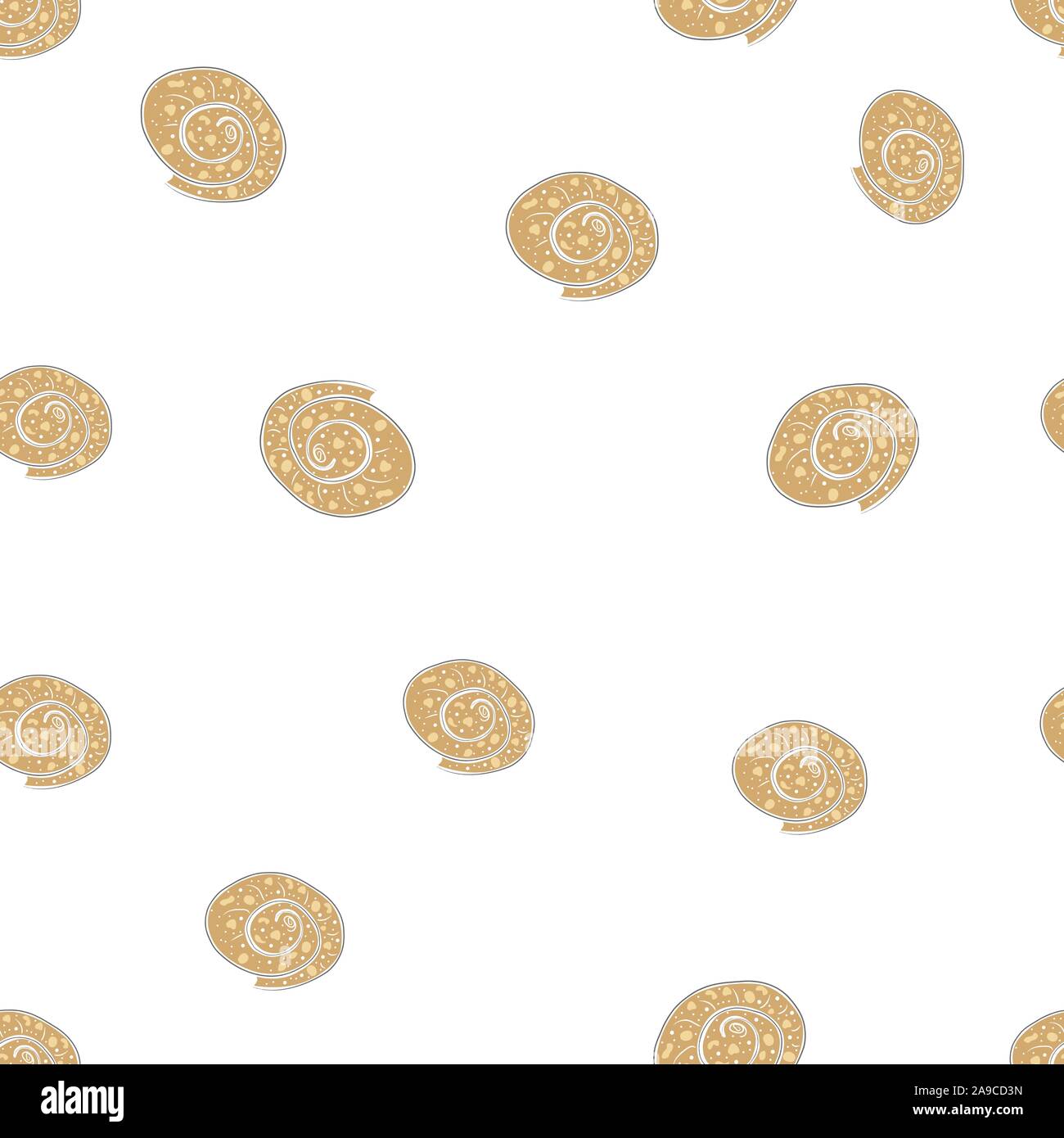 Nahtlose Shell nahtlose Muster. Moderne digitale Design. Marine, Sich wiederholendes Muster. Modern im skandinavischen Stil. Moderne Farben und Design. Stock Vektor