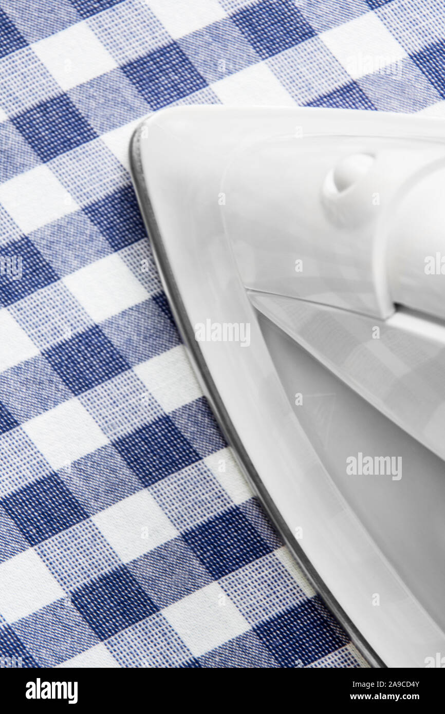 Eisen- und Wäscheservice Hausarbeit Stockfoto