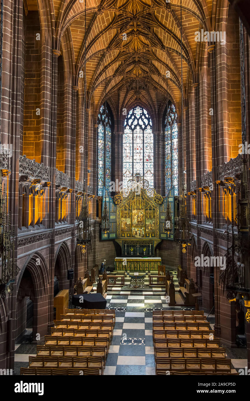 Dame Kapelle in der Kathedrale von Liverpool, Großbritannien Stockfoto