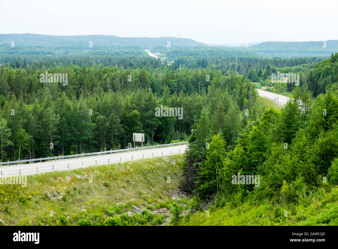 Elster Fluss valler im östlichen Ontario Kanada agawa Bergbaugebiet entlang der Autobahn können Kanadische, Trans. Stockfoto