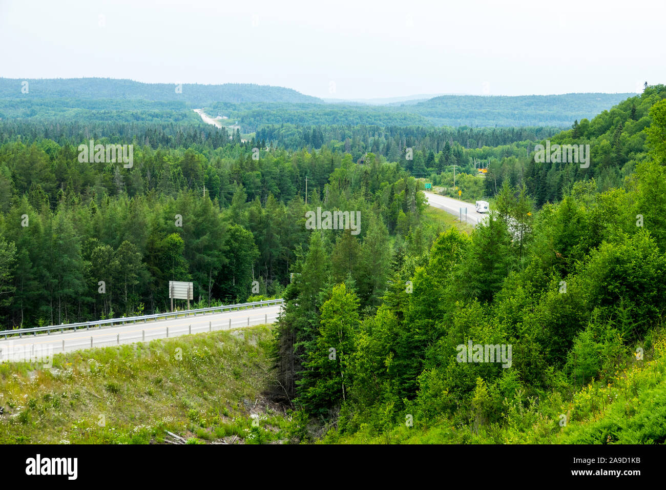 Elster Fluss valler im östlichen Ontario Kanada agawa Bergbaugebiet entlang der Autobahn können Kanadische, Trans. Stockfoto