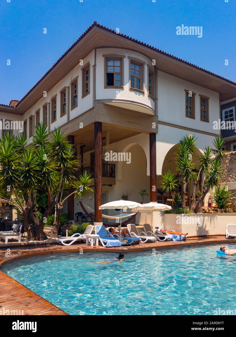 Puding Marina Residence Hotel, Altstadt, Antalya, Türkei Stockfoto