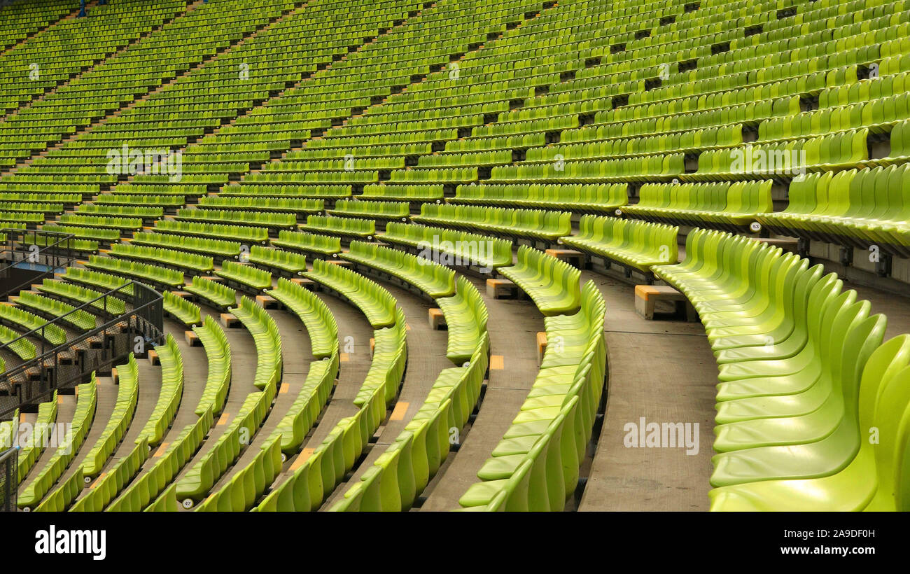 Olympiastadion, München, Oberbayern, Bayern, Deutschland Stockfoto