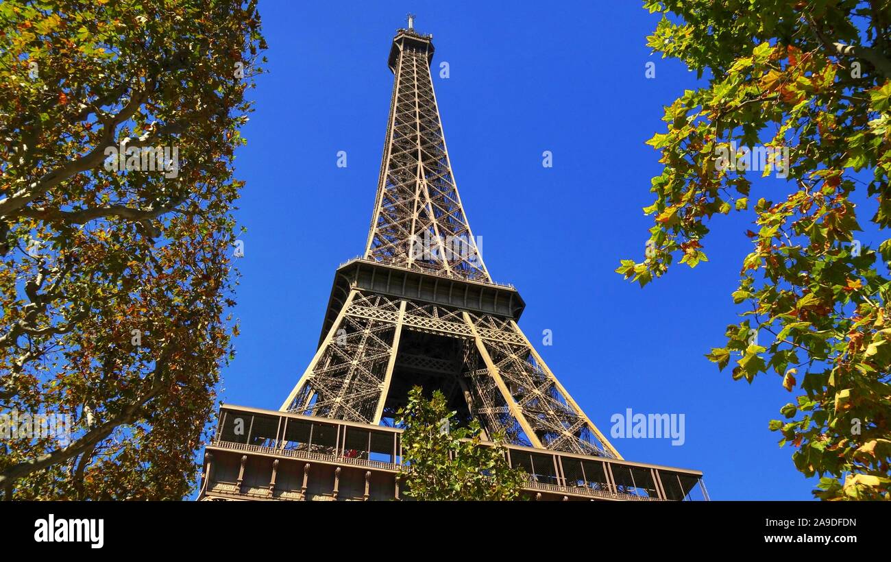 Eiffelturm, Paris, Île-de-France, Frankreich Stockfoto