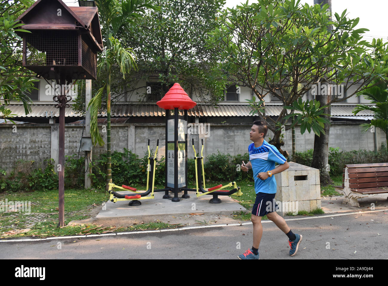 Jogger Chiang Mai Stockfoto