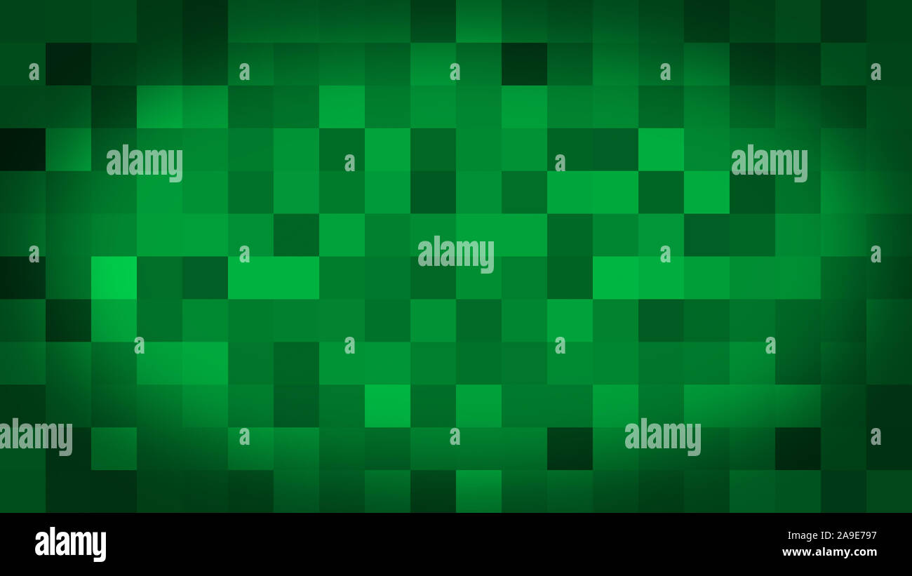 Grüne Bewegung abstrakt Hintergrund bunte Pixel blinken und Schalter.  Animation Hintergrund leuchtende Mosaik Fliesen. Verschieben von  technologic Quadrate mit Licht. Abstrakte rote Quadrate Hintergrund  Stockfotografie - Alamy