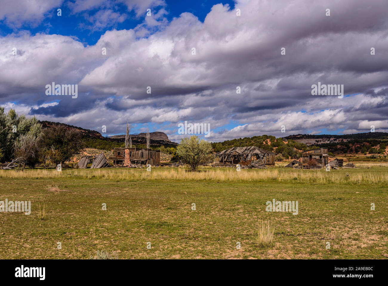 Die USA, Utah, Kane County, Kanab, Johnson Canyon, Alte Gunsmoke Film eingestellt Stockfoto