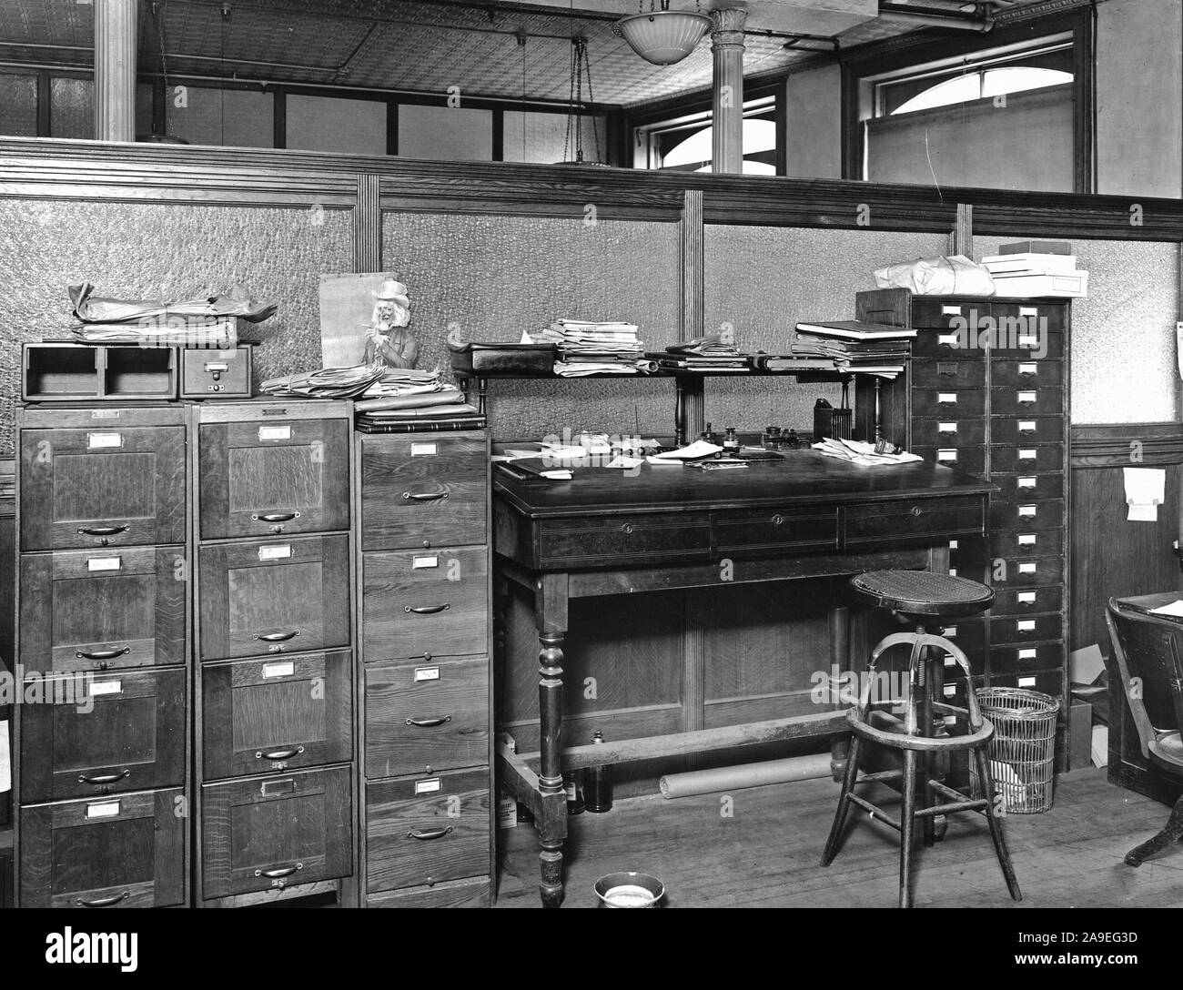 1918 - Alien Property Custodian - Eigentum beschlagnahmt - fremdes Eigentum durch die US-Regierung beschlagnahmt. W. Hagelberg Inc., 877 Broadway, N.Y Stockfoto
