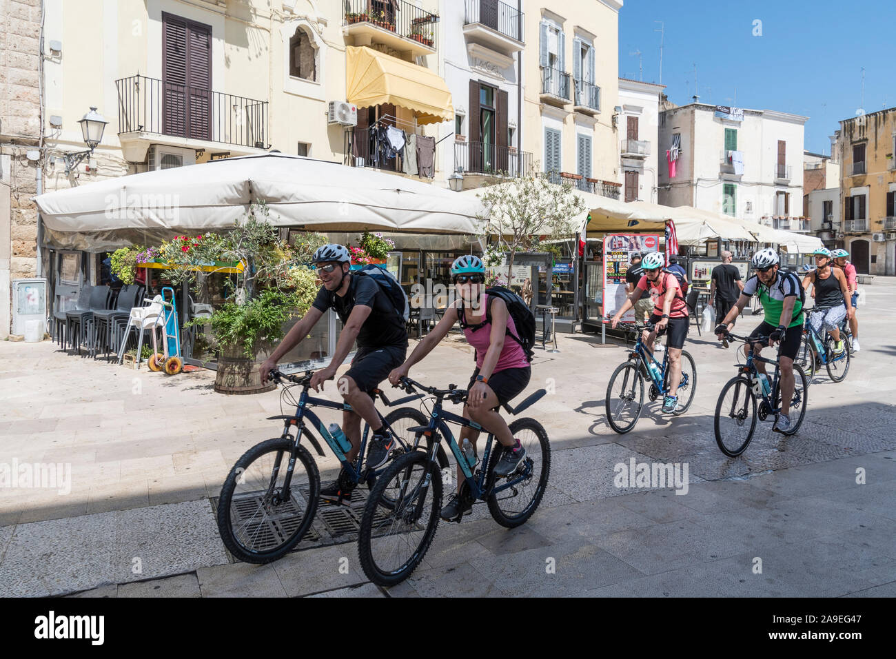 Italien, Süditalien, Apulien/Puglia, Bari, Hauptstadt der Region Apulien, Bari Vecchia, Altstadt, Piazza Mercantile Stockfoto