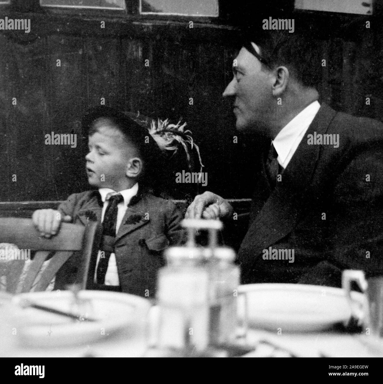 Eva Braun Collection (Album 3) - Adolf Hitler aus einheitlichen, entweder in den späten 1930er oder frühen 1940er Jahren Stockfoto