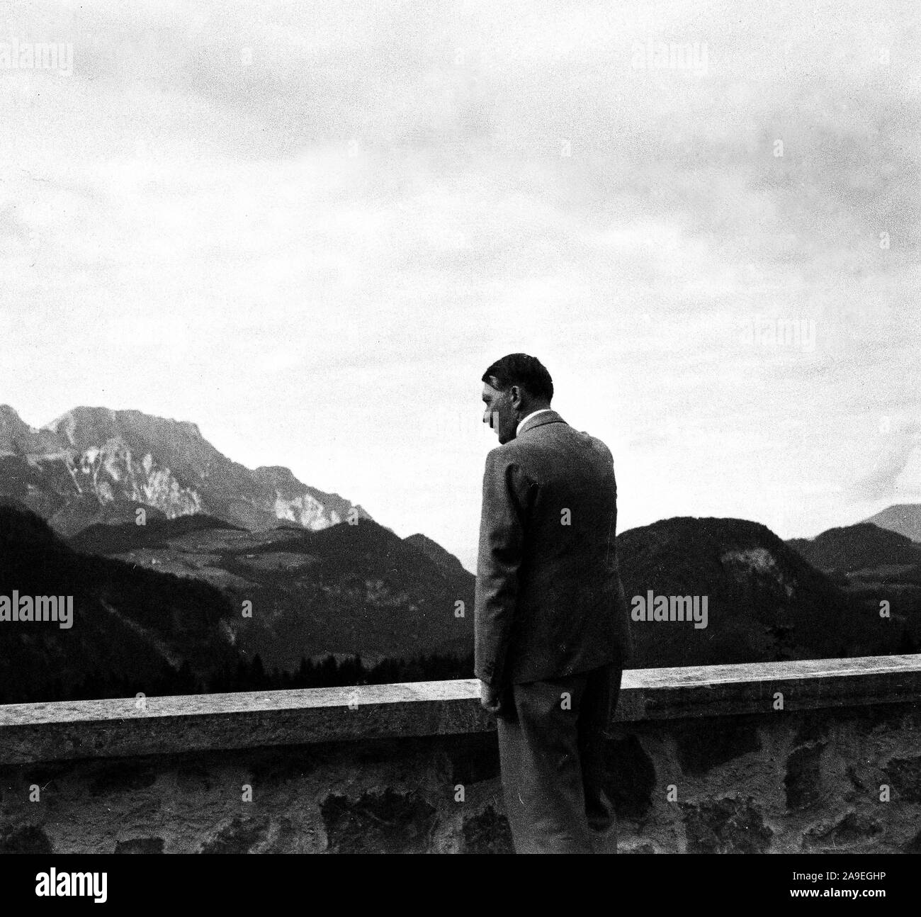 Eva Braun Collection (Album 3) - Candid photo der deutschen NS-Führer Adolf Hitler Ca. 1930s oder 1940s Stockfoto