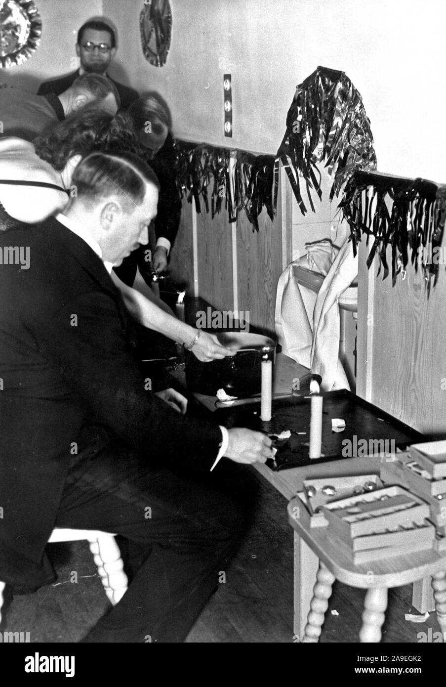 Eva Braun Sammlung (Sest) - Adolf Hitler Ca. 1930s oder 1940s Stockfoto