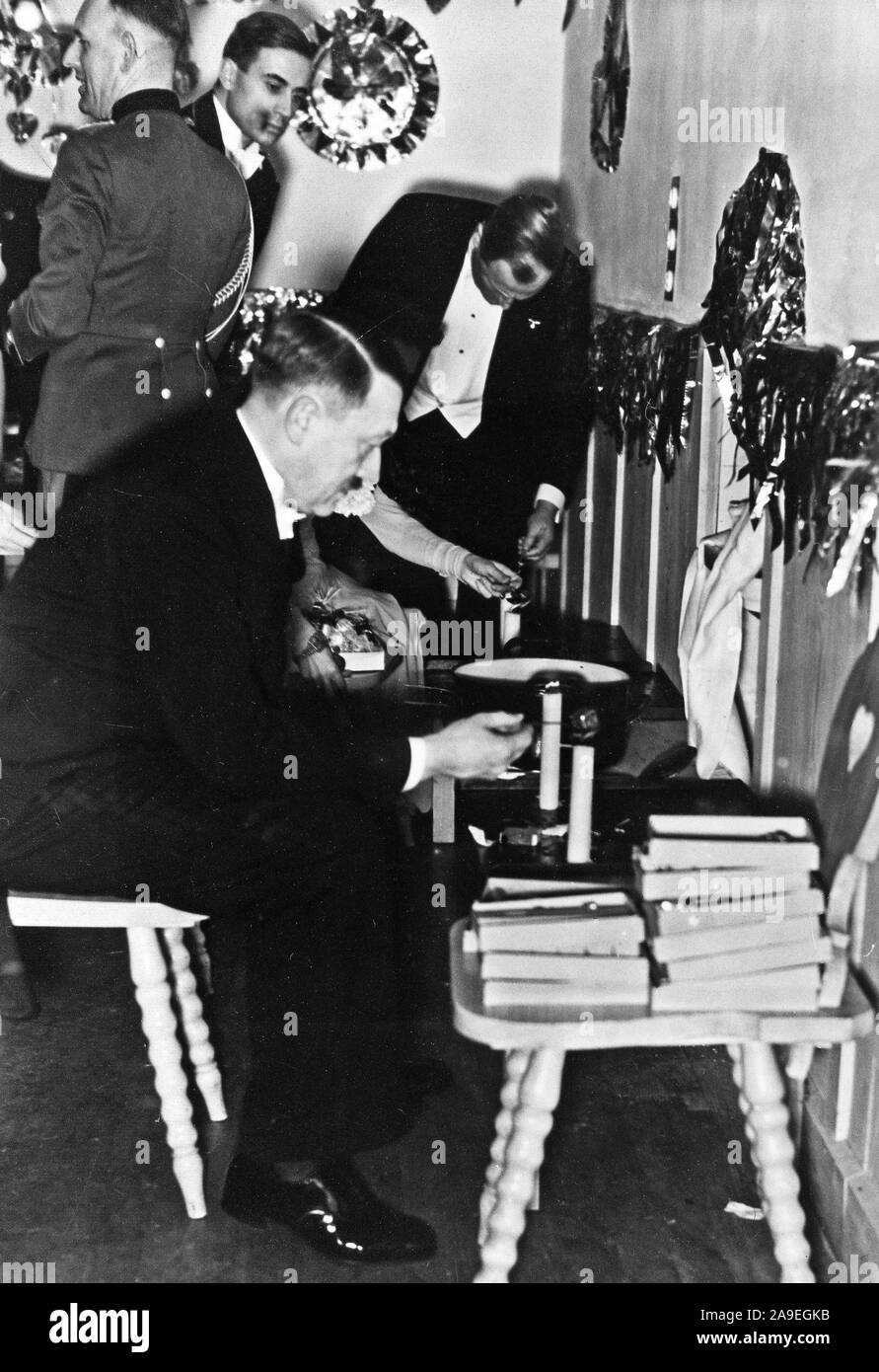 Eva Braun Sammlung (Sest) - Adolf Hitler Ca. 1930s oder 1940s Stockfoto