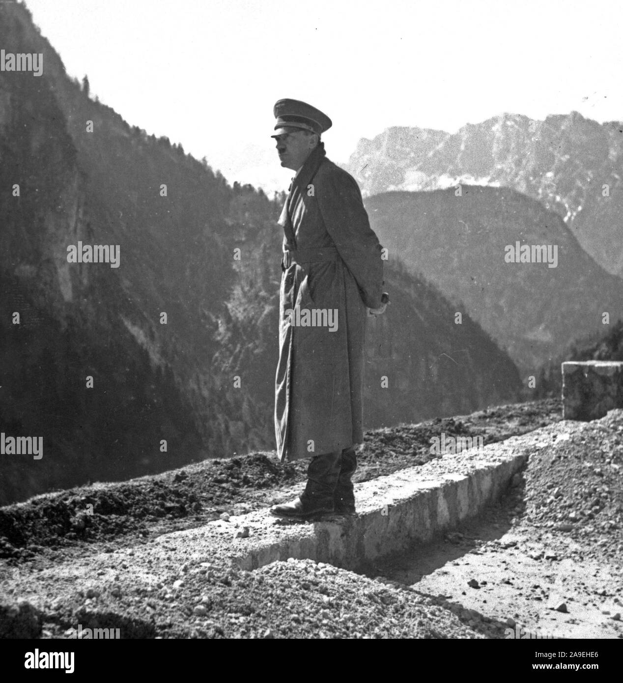 Eva Braun Sammlung (dvadvadaset) - Adolf Hitler Ca. 1936 Stockfoto