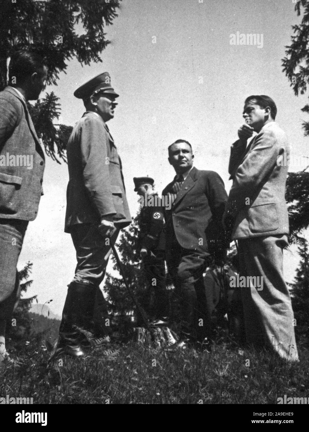 Eva Braun Sammlung (dvadvadaset) - Adolf Hitler im Sommer 1934 Stockfoto