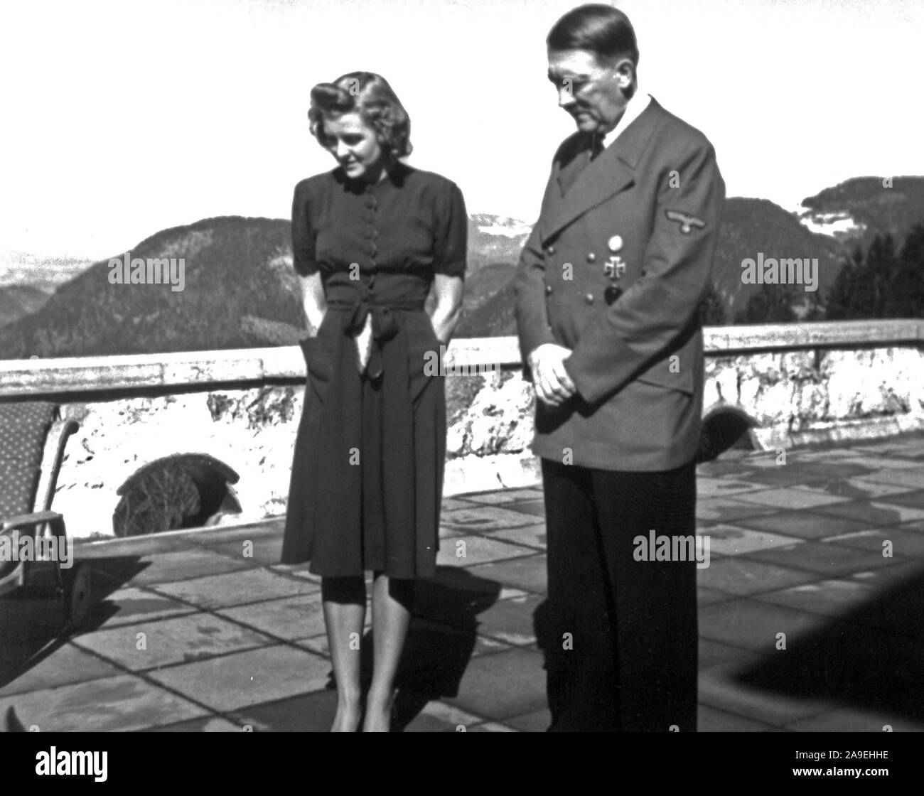 Eva Braun Sammlung (dvadvadaset) - Adolf Hitler Ca. 1941 Stockfoto