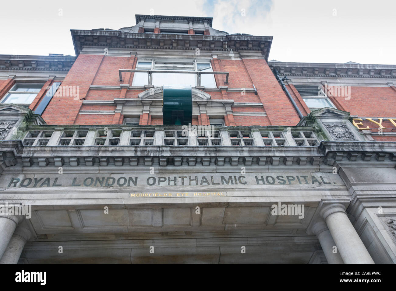 Moorfields Eye Hospital, City Road, London, EC1, UK Stockfoto