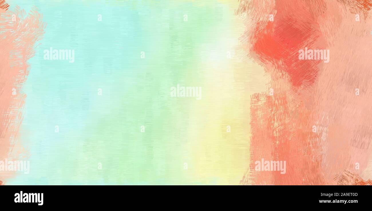 Hintergrund Muster. grunge Abstrakt Hintergrund mit Tee Grün, Tomaten und Lachs Farbe. Kann als Wallpaper, Textur oder fabric mode Drucken verwendet werden. Stockfoto