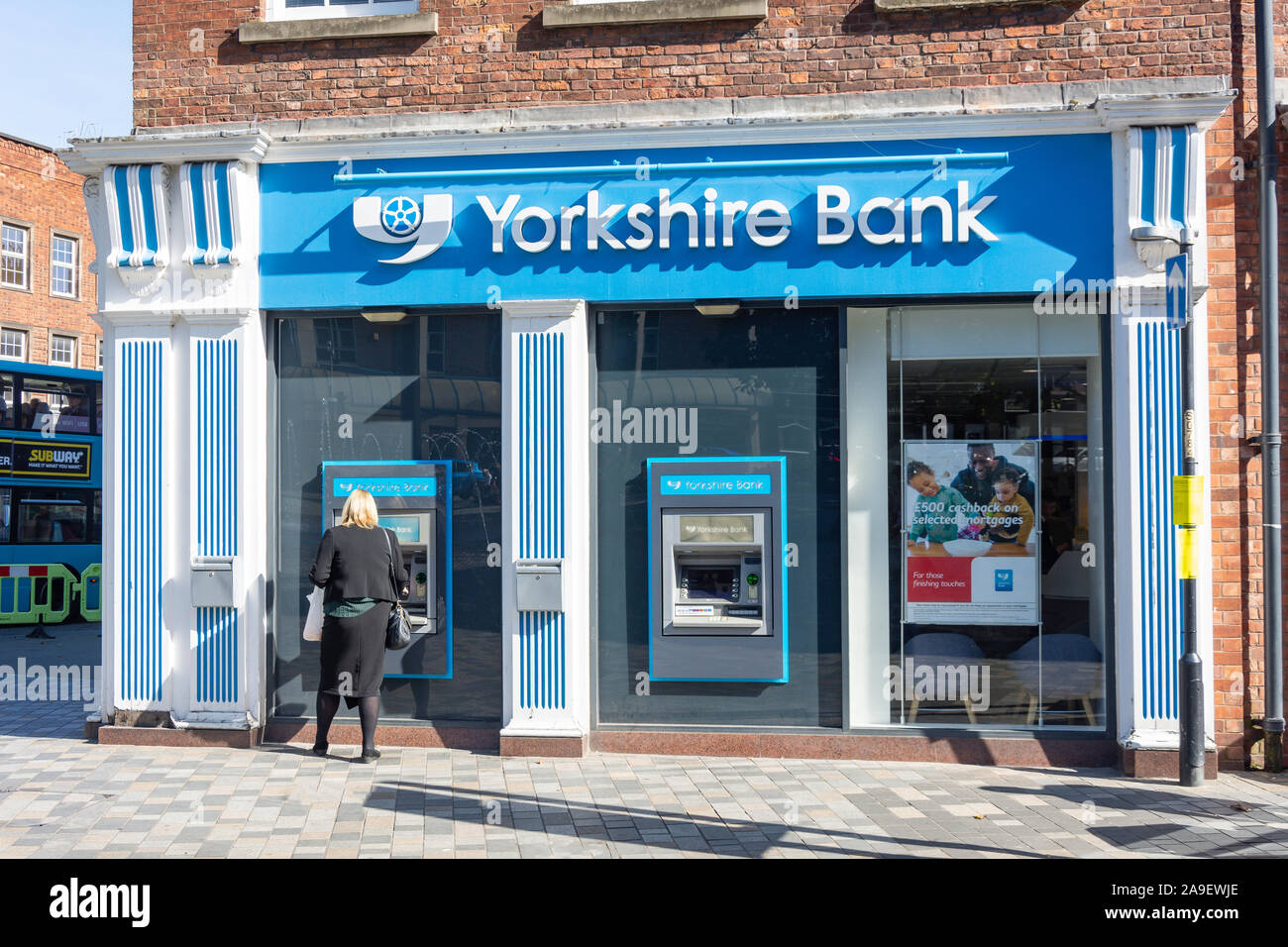 Yorkshire Bank, Northgate, Wakefield, West Yorkshire, England, Großbritannien Stockfoto