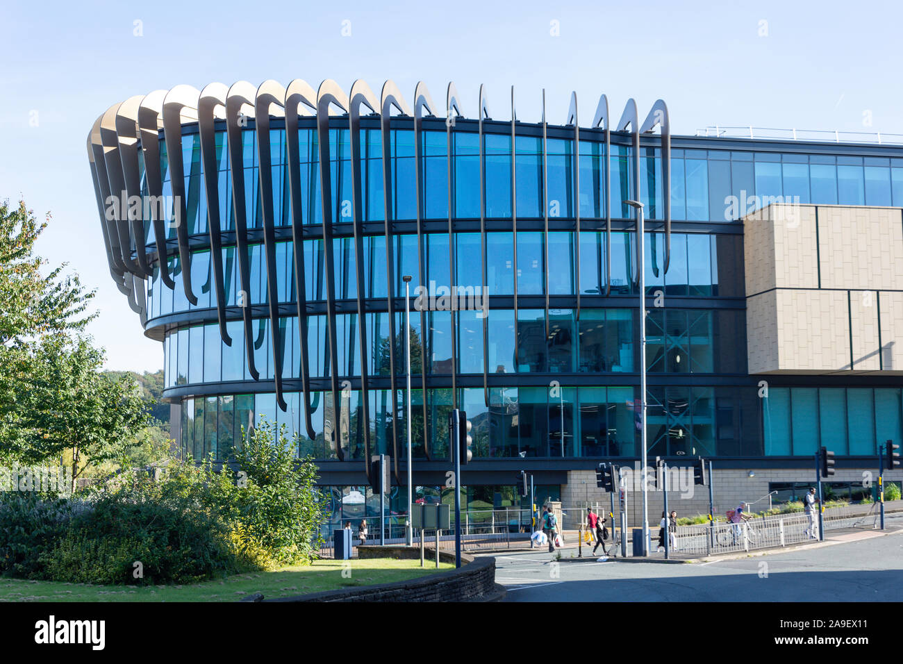 Die Oastler Gebäude in die Queensgate Campus, Universität von Huddersfield, Queensgate, Huddersfield, West Yorkshire, England, Großbritannien Stockfoto