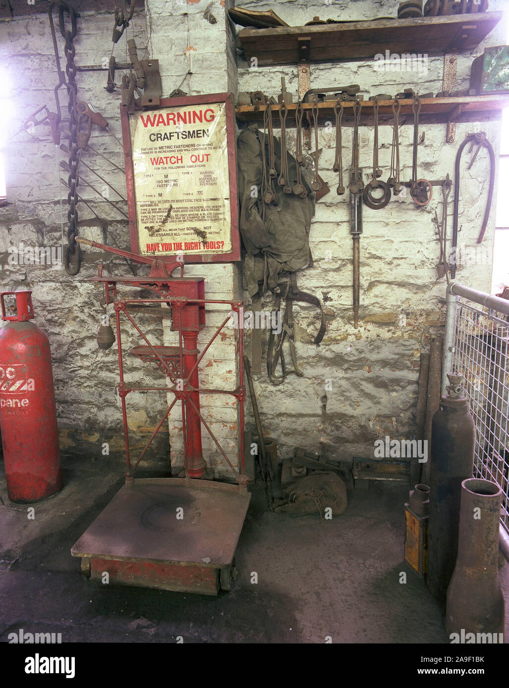 1987 Caphouse Colliery, Wakefield, West Yorkshire, Nordengland, Großbritannien Stockfoto