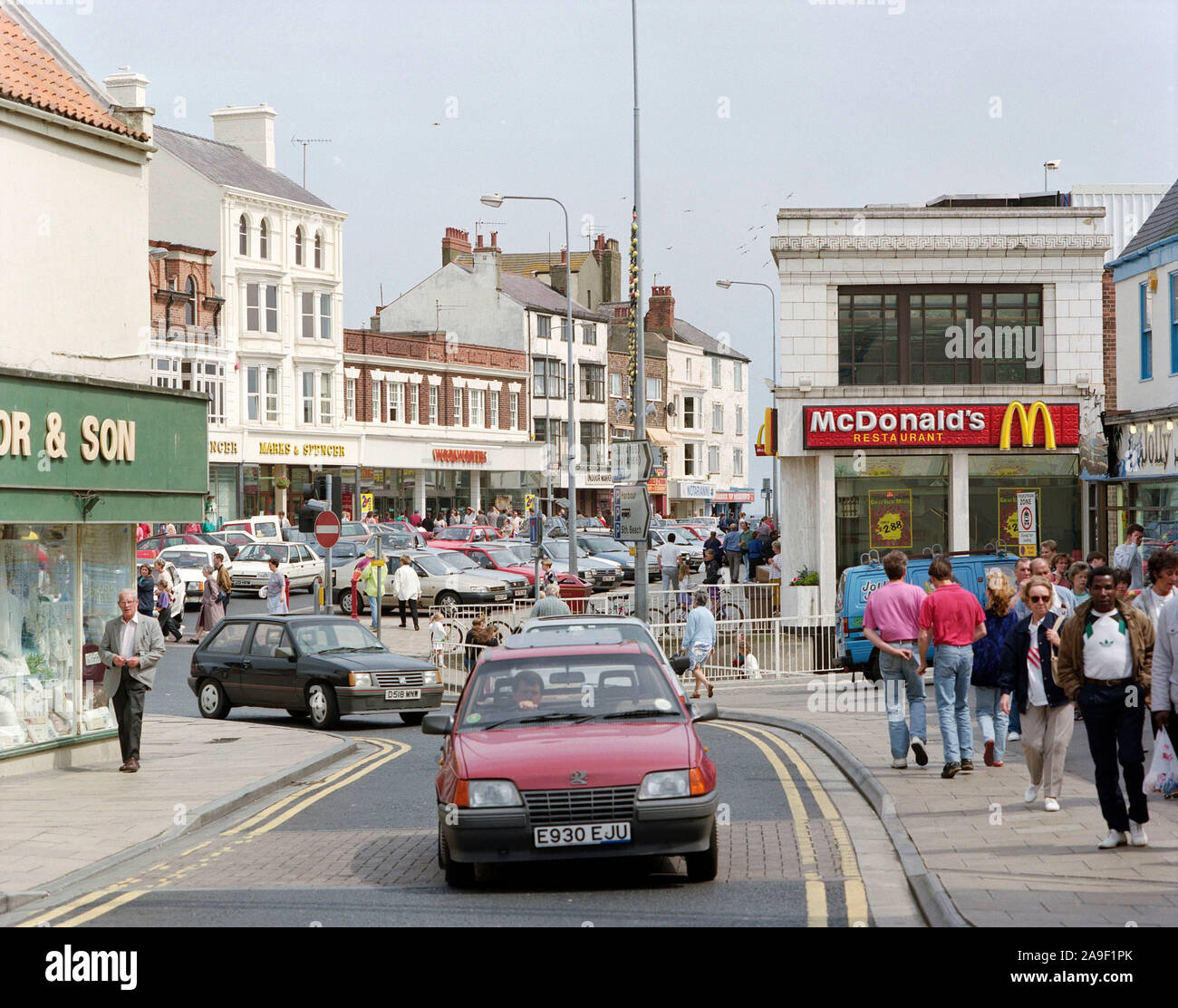 1993 Bridlington, Holiday Resort Ostküste, Yorkshire, Nordengland, Großbritannien Stockfoto