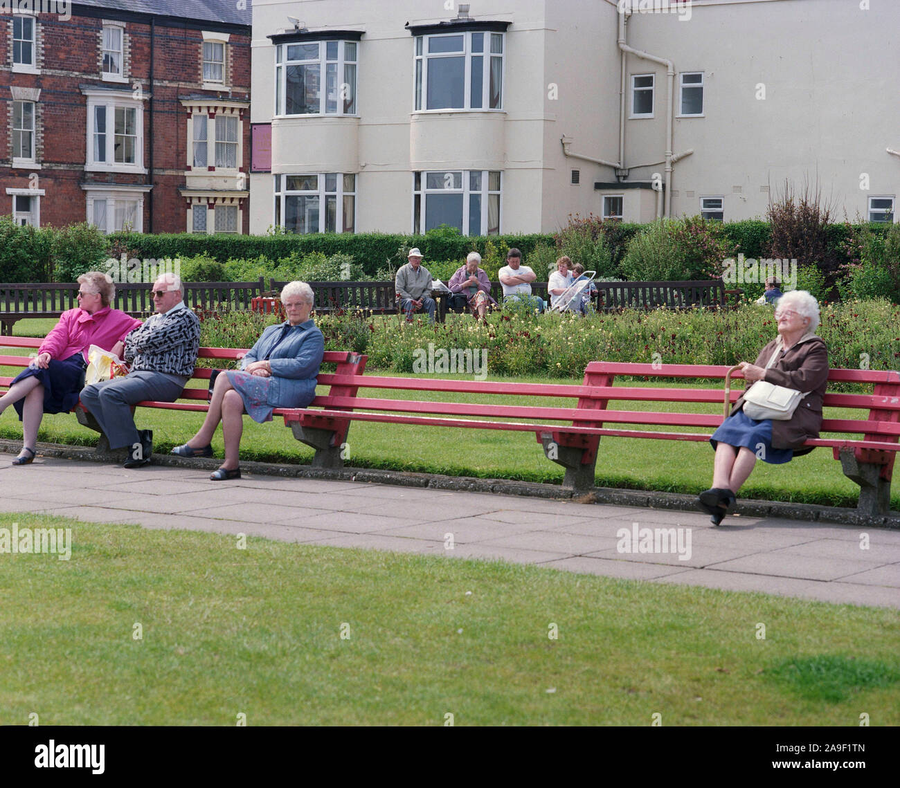 1993 Bridlington, Holiday Resort Ostküste, Yorkshire, Nordengland, Großbritannien Stockfoto