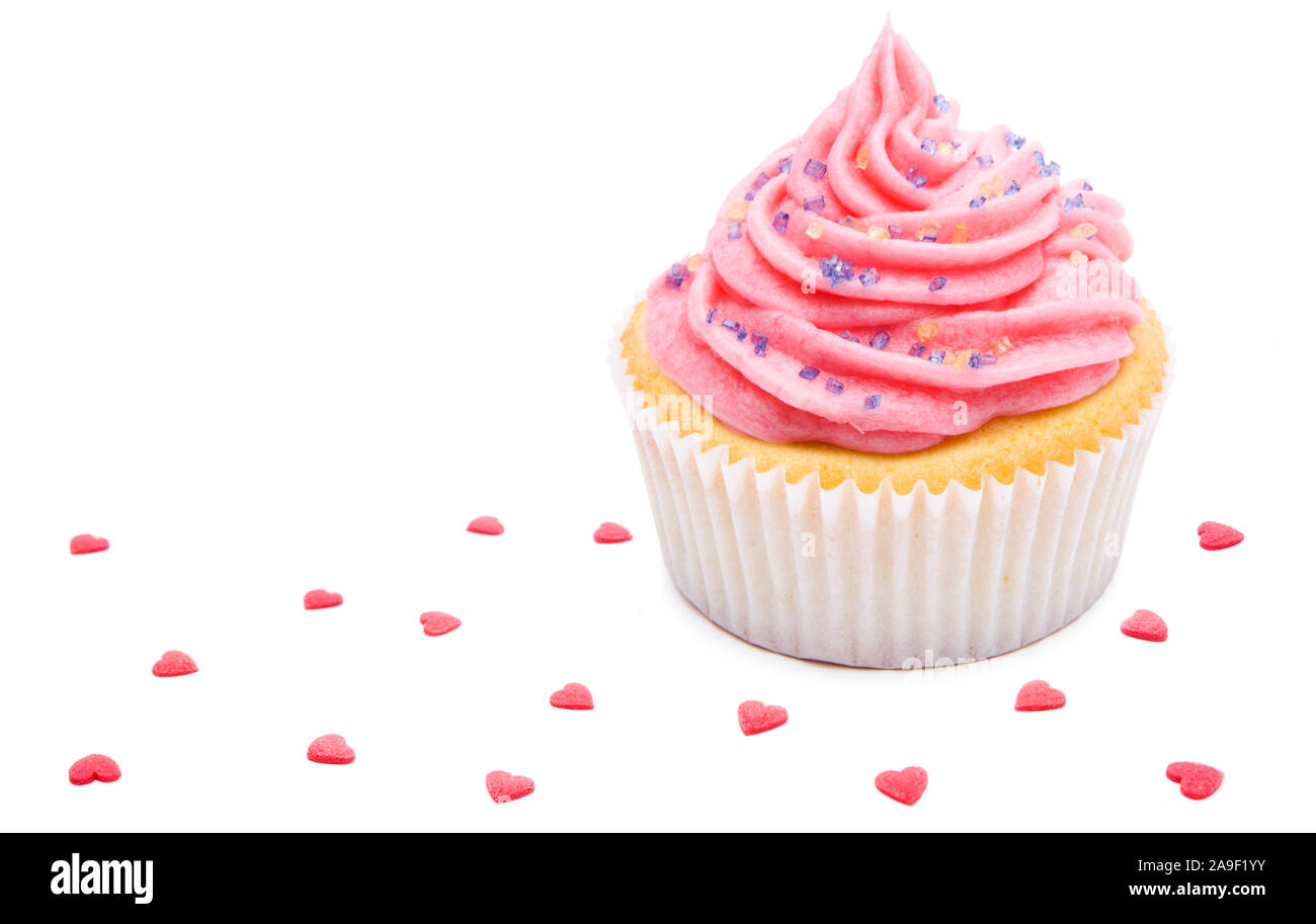 Pink muffin Stockfoto