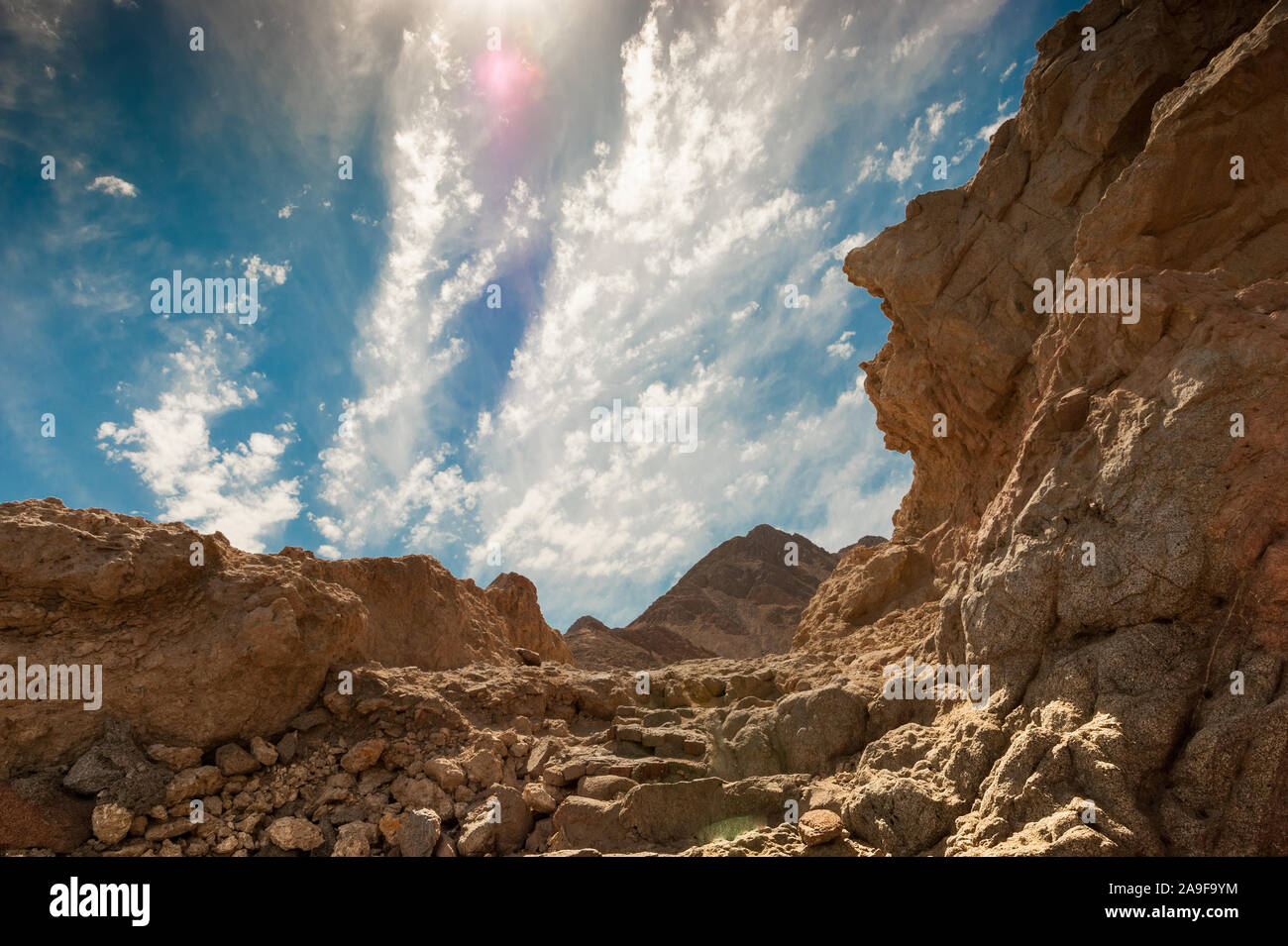 In der Nähe von Blue Hole. Dahab. Stockfoto