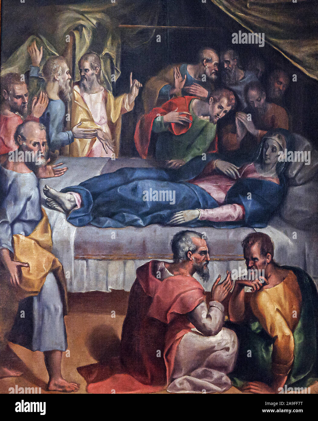 Italien Emilia Romagna Forlì-Kunstgalerie des San Domenico Museen - der Tod der Jungfrau von Gian Francesco Modigliani. 16. jahrhundert Stockfoto
