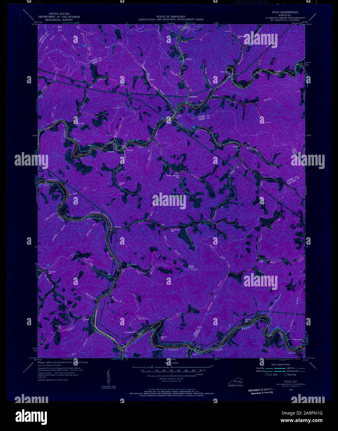 Vicco kentucky karte Fotos und Bildmaterial in hoher Auflösung Alamy