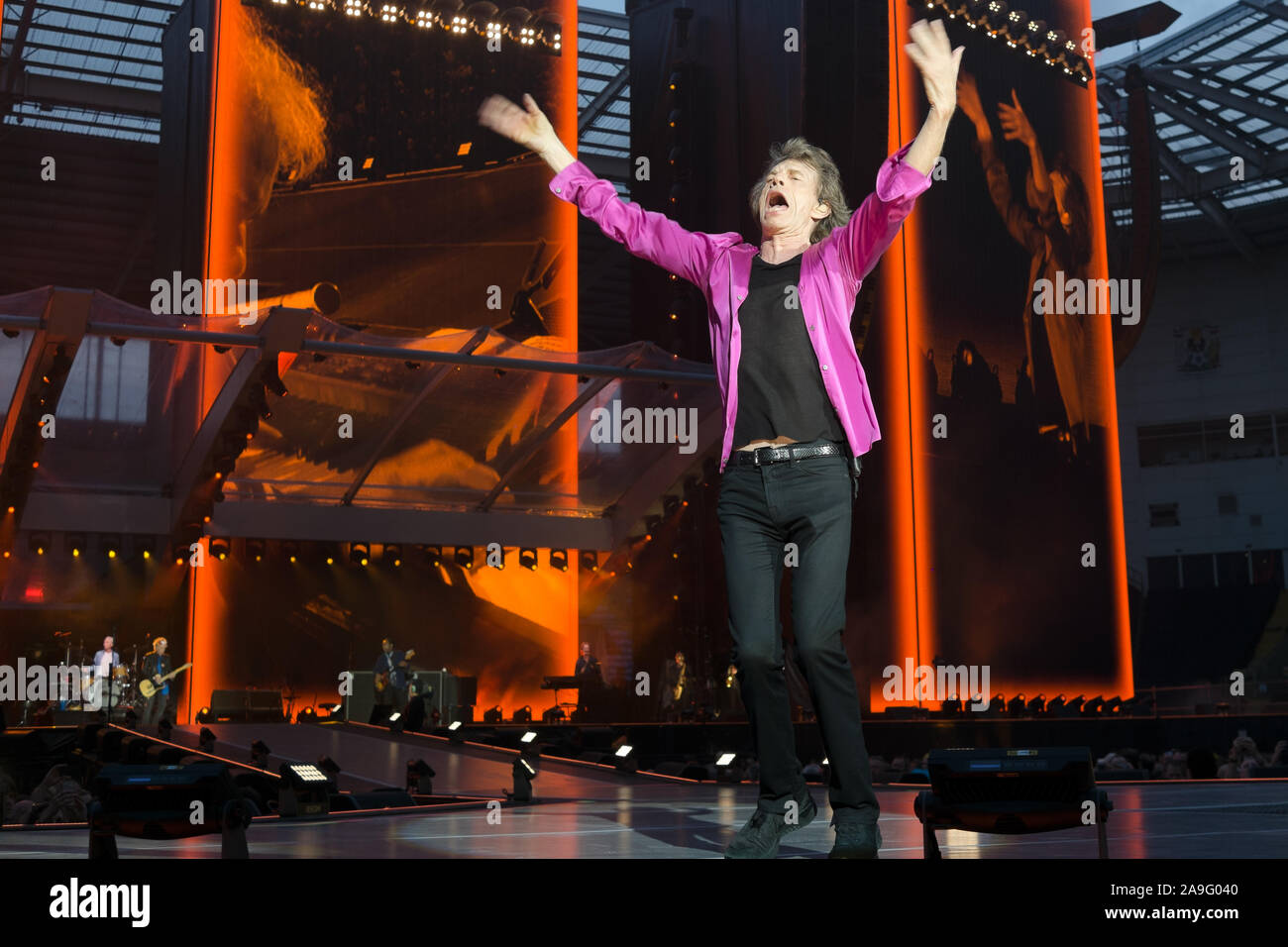 Die Rolling Stones - Kein Filter Tour 2018 Stockfoto