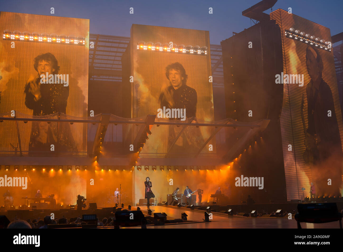 Die Rolling Stones - Kein Filter Tour 2018 Stockfoto