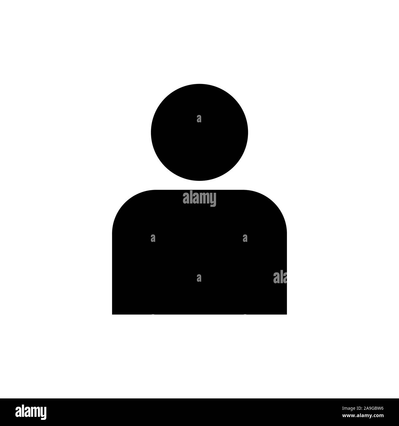 Männer Symbol einfaches Design. Vector EPS 10. Stock Vektor