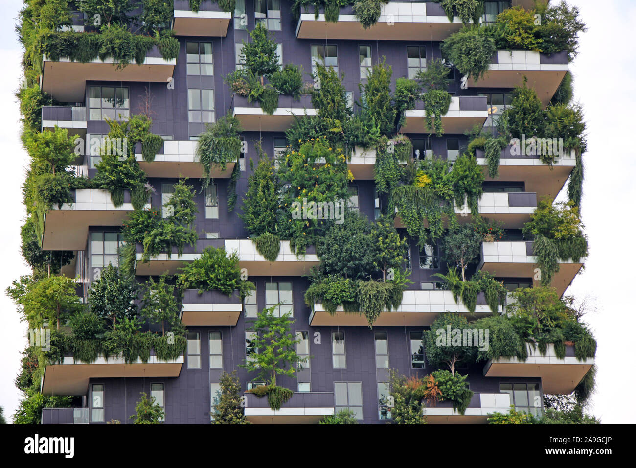 Mailand, Italien - 27. Juni 2017: Wohngebäude Bosco Verticale. Vertikale Wald Wohntürme im Geschäftsviertel von Mailand, Italien Stockfoto