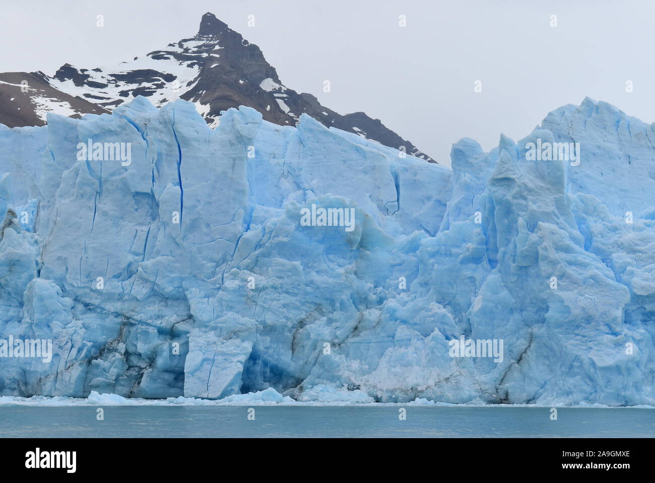 Patagonien Winter, Gletscher Perito Moreno Stockfoto