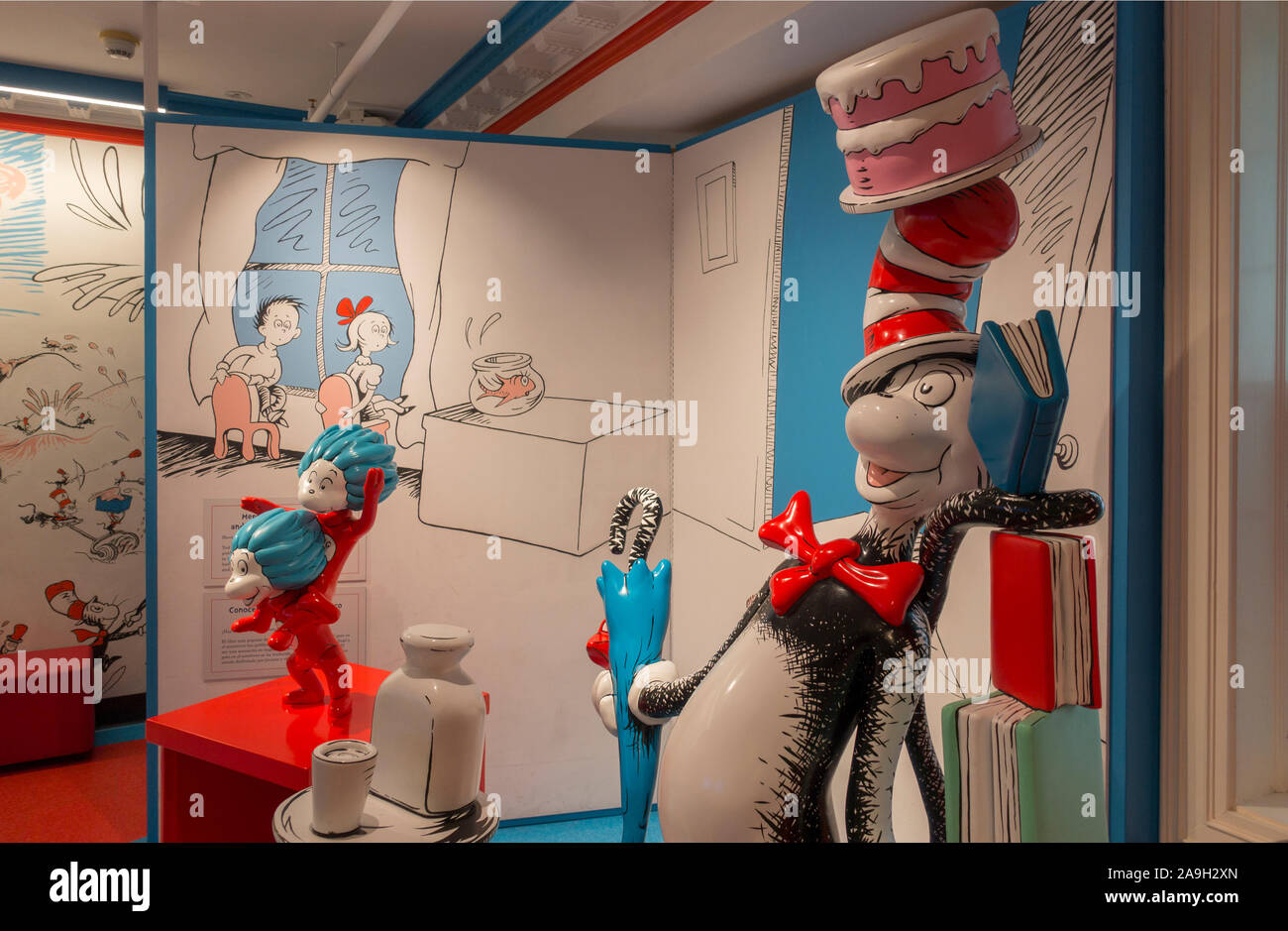 Wunderbare Welt des Dr. Seuss Museum Springfield MA Stockfoto