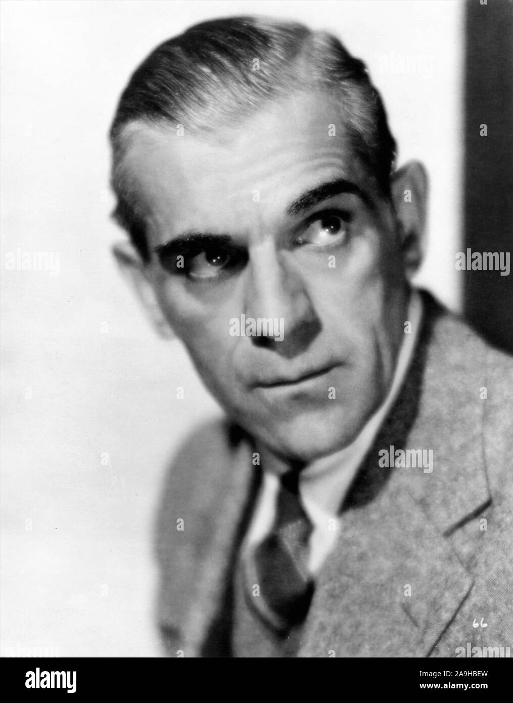 BORIS KARLOFF ca. 1934 Universal Pictures Portrait Stockfoto