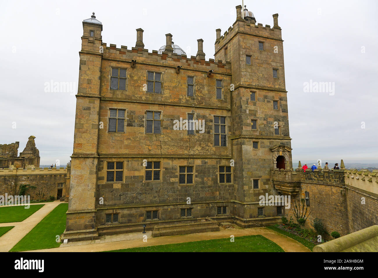 Die kleine Burg an Bolsover Castle, Derbyshire, England, Großbritannien Stockfoto