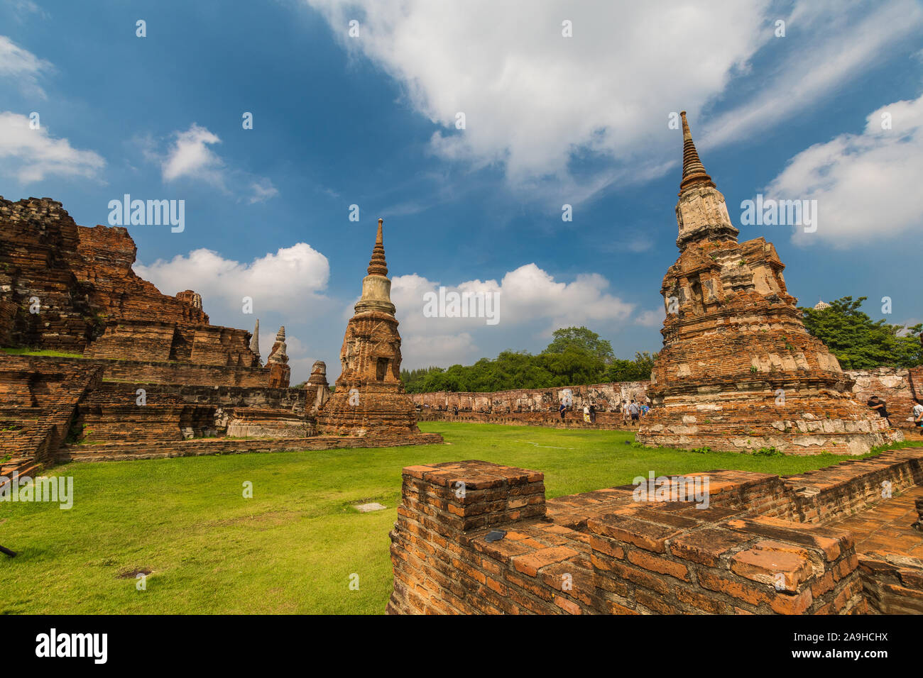 Tha Ayutthaya Historical Park, Thailand Stockfoto