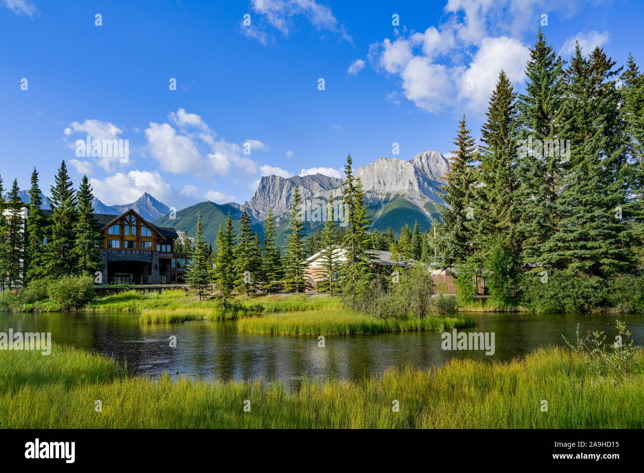 Polizist's Creek, Canmore, Alberta, Kanada Stockfoto