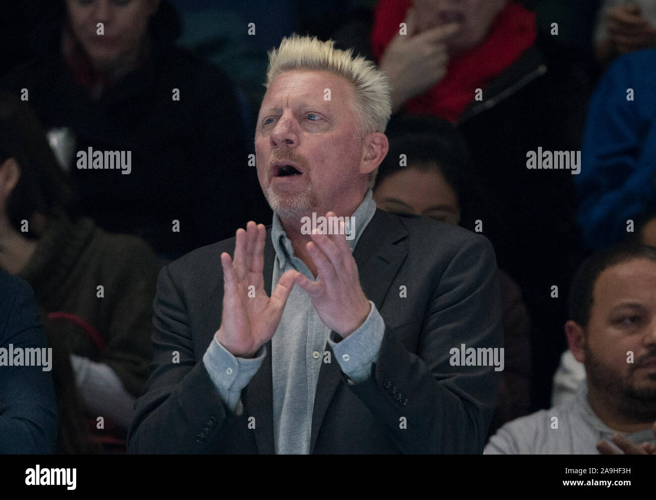 London, Großbritannien. 15 Nov, 2019. BORIS BECKER während der NITTO ATP-Finale Tennis London Tag 6 Am O2, London, England am 15. November 2019. Foto von Andy Rowland. Credit: PRiME Media Images/Alamy leben Nachrichten Stockfoto
